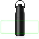 Sticla termos, Brita, 2610E19235, 680 ml, Cu maner, 25.3xØ7.5 cm, Otel inoxidabil, Negru