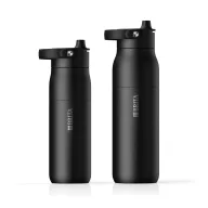   Sticla termos, Brita, 2610E19232, 680 ml, Cu maner, 25.3xØ7.5 cm, Otel inoxidabil, Negru