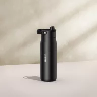   Sticla termos, Brita, 2610E19232, 680 ml, Cu maner, 25.3xØ7.5 cm, Otel inoxidabil, Negru