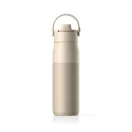 Sticla termos, Brita, 2610E19227, 1000 ml, Cu maner, 28.6xØ8.3 cm, Otel inoxidabil, Bej