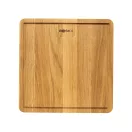 Set platou cu 4 cutite de bucatarie, Boska, 2610E19061, 29.5x29.5x3 cm, Lemn, Maro