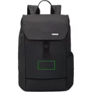 Rucsac laptop, Thule, 2610E17533, 14 inch, 27x20x43 cm, Poliester, Negru