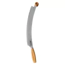 Cutit de branzeturi si pizza, Boska, 2610E19060, 44.9x7.9x5.5 cm, Otel inoxidabil, Lemn, Argintiu Steel