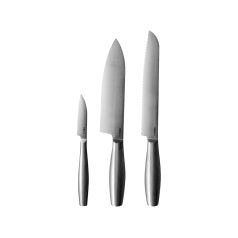   Set cutite de bucatarie, 2502E16004, Boska, 30.5 x 1.5 x 4.5 cm, Otel, Argintiu steel
