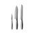 Set cutite de bucatarie, 2502E16004, Boska, 30.5 x 1.5 x 4.5 cm, Otel, Argintiu steel