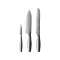 Set cutite de bucatarie, 2502E16004, Boska, 30.5 x 1.5 x 4.5 cm, Otel, Argintiu steel