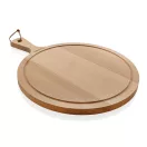 Tocator alimente, 2502E16073, Boska, 44.5 x 33 x 1.8 x ⌀33 cm, Lemn, Maro