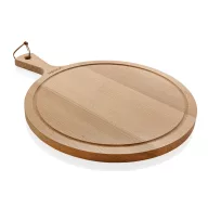   Tocator alimente, 2502E16073, Boska, 44.5 x 33 x 1.8 x ⌀33 cm, Lemn, Maro