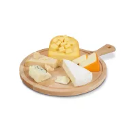   Tocator alimente, 2502E16073, Boska, 44.5 x 33 x 1.8 x ⌀33 cm, Lemn, Maro