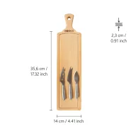   Set tocator, 2502E16072, Boska, 44 x 11.2 x 2.8 cm, Lemn, Maro