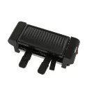 Gratar electric, 2509E17026, Boska, 30.4x21.1x11 cm, Otel, Negru