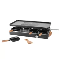   Gratar Gourmet Party, Boska, 2610E18888, 53.4x26x14.5 cm, Otel inoxidabil, Lemn, Negru