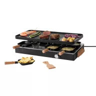   Gratar Gourmet Party, Boska, 2610E18888, 53.4x26x14.5 cm, Otel inoxidabil, Lemn, Negru