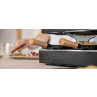   Gratar Gourmet Party, Boska, 2610E18888, 53.4x26x14.5 cm, Otel inoxidabil, Lemn, Negru
