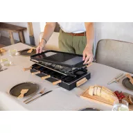   Gratar Gourmet Party, Boska, 2610E18888, 53.4x26x14.5 cm, Otel inoxidabil, Lemn, Negru
