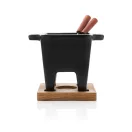 Set Fondue, 2502E15842, Boska, 10.5 x 14.5 x 12.3 cm, Ceramica, Lemn, Negru