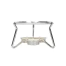 Set Fondue, 2509E17024, Boska, 20.4x15.6x15.8xØ 15.5 cm, Ceramica, Otel, Alb
