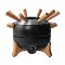 Set Fondue, 2509E17025, Boska, 26.5x20x19.8 cm, Otel, Lemn, Negru