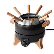   Set Fondue, 2509E17025, Boska, 26.5x20x19.8 cm, Otel, Lemn, Negru