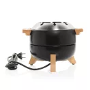 Set Fondue, 2509E17025, Boska, 26.5x20x19.8 cm, Otel, Lemn, Negru