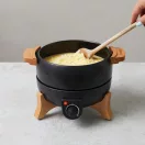 Set Fondue, 2509E17025, Boska, 26.5x20x19.8 cm, Otel, Lemn, Negru