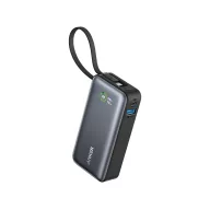   Powerbank Anker, 2610E17989, 10000 mAh, 30 W, USB-A, USB-C, 10.4x5.3x2.6 cm, Policarbonat, ABS, Negru