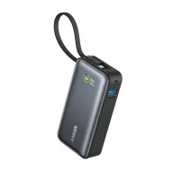   Powerbank Anker, 2610E17989, 10000 mAh, 30 W, USB-A, USB-C, 10.4x5.3x2.6 cm, Policarbonat, ABS, Negru