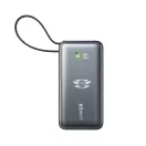Powerbank Anker, 2610E17989, 10000 mAh, 30 W, USB-A, USB-C, 10.4x5.3x2.6 cm, Policarbonat, ABS, Negru