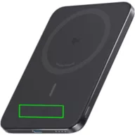   Powerbank Anker, 2610E17990, 5000 mAh, 15 W, USB-A, USB-C, 10.2x7x0.9 cm, Policarbonat, ABS, Negru