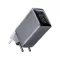 Adaptor 3 porturi, Anker, 2610E18084, 100 W, USB-A, USB-C, 4.4x2.9x6.8 cm, Policarbonat, Gri