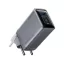 Adaptor 3 porturi, Anker, 2610E18084, 100 W, USB-A, USB-C, 4.4x2.9x6.8 cm, Policarbonat, Gri