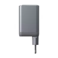   Adaptor 3 porturi, Anker, 2610E18084, 100 W, USB-A, USB-C, 4.4x2.9x6.8 cm, Policarbonat, Gri