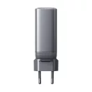 Adaptor 3 porturi, Anker, 2610E18084, 100 W, USB-A, USB-C, 4.4x2.9x6.8 cm, Policarbonat, Gri