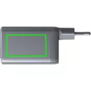 Adaptor 3 porturi, Anker, 2610E18084, 100 W, USB-A, USB-C, 4.4x2.9x6.8 cm, Policarbonat, Gri