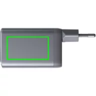   Adaptor 3 porturi, Anker, 2610E18084, 100 W, USB-A, USB-C, 4.4x2.9x6.8 cm, Policarbonat, Gri