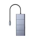Hub usb 5 porturi, Anker, 2610E17691, 13.7x5.7x1.4 cm, Aluminiu, ABS, Gri