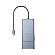   Hub usb 5 porturi, Anker, 2610E17691, 13.7x5.7x1.4 cm, Aluminiu, ABS, Gri