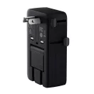 Adaptor 5-in-1, Anker, 2610E18083, 20 W, USB-A, USB-C, 8.6x5x2.5 cm, Policarbonat, Negru