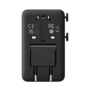 Adaptor 5-in-1, Anker, 2610E18083, 20 W, USB-A, USB-C, 8.6x5x2.5 cm, Policarbonat, Negru