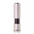Rasnita sare si piper, AdHoc, 2610E18876, 21.5xØ5 cm, Otel inoxidabil, Acril, Gri Light