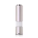 Rasnita sare si piper, AdHoc, 2610E18876, 21.5xØ5 cm, Otel inoxidabil, Acril, Gri Light
