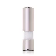   Rasnita sare si piper, AdHoc, 2610E18876, 21.5xØ5 cm, Otel inoxidabil, Acril, Gri Light