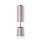 Rasnita sare si piper, AdHoc, 2610E18876, 21.5xØ5 cm, Otel inoxidabil, Acril, Gri Light
