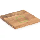 Cutit de tocat cu tocator, AdHoc, 2610E18882, 14.2x4.5x9.1 cm, Lemn, Otel inoxidabil, Maro