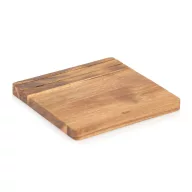   Cutit de tocat cu tocator, AdHoc, 2610E18882, 14.2x4.5x9.1 cm, Lemn, Otel inoxidabil, Maro