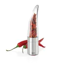 Cutter pentru Chilli, AdHoc, 2610E18880, 20.5xØ4.5 cm, Otel inoxidabil, Acril, Transparent