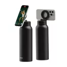 Sticla termos, Ringo, 2610E19314, 710 ml, Cu maner, 24.4xØ7.8 cm, Otel inoxidabil, ABS, Negru