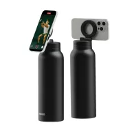   Sticla termos, Ringo, 2610E19314, 710 ml, Cu maner, 24.4xØ7.8 cm, Otel inoxidabil, ABS, Negru