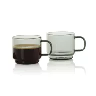   Set 2 cesti espresso, AdHoc, 2610E19400, 70 ml, 4.8xØ5.3 cm, Sticla, Transparent