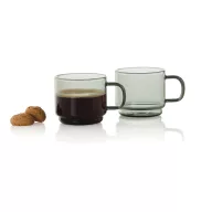   Set 2 cesti espresso, AdHoc, 2610E19400, 70 ml, 4.8xØ5.3 cm, Sticla, Transparent
